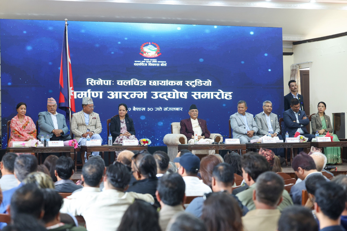 सिनेपाको निर्माण आरम्भ: चलचित्र क्षेत्रको लागि निकै उपलब्धिपुर्ण: प्रधानमन्त्री: